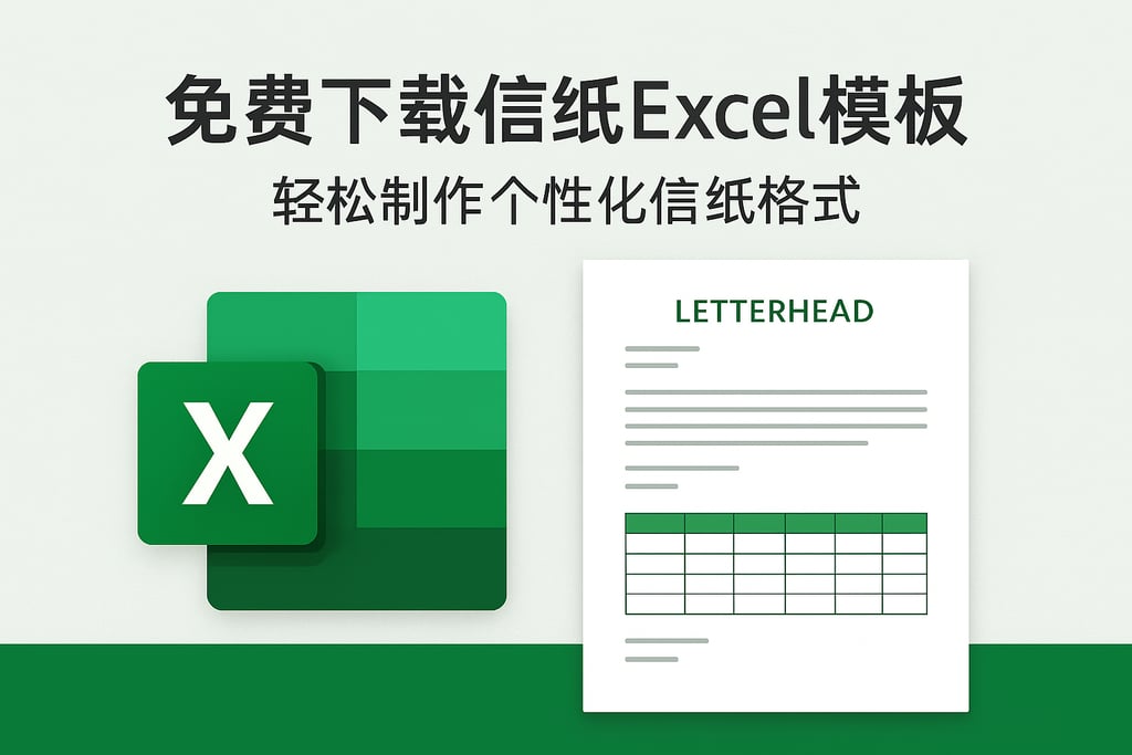 免费下载信纸 Excel 模板，轻松制作个性化信纸格式